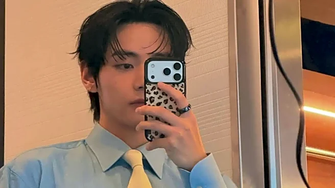 BTS V's Mexico Dump Reveals Inside Clicks From National Palace, Hair Colour Session And Dapper Mirror Selfies