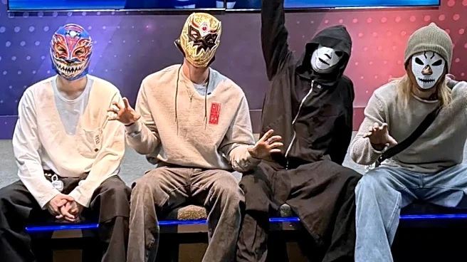 BTS Jin ALMOST Punched; Suga, Jimin, Jungkook Hide Behind Masks - Viral Wrestling Moments From Mistico's Mexico Match