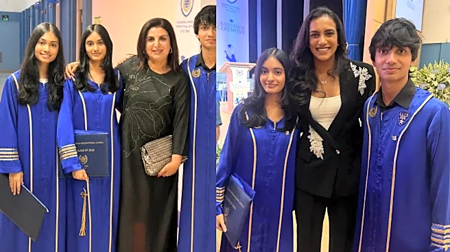 Farah Khan Cheers On Triplets' High School Graduation, Can't Assemble All For Family Photo - Watch