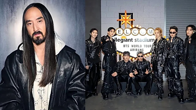 BTS And Steve Aoki Have MIC Drop Full-Circle Moment at ARIRANG Las Vegas Show - WATCH
