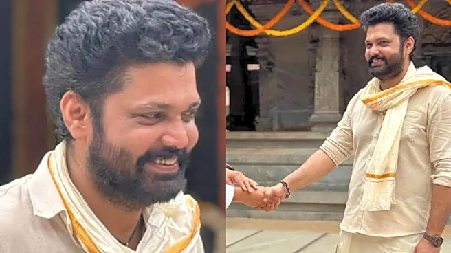 Rakshit Shetty Makes Rare Appearance Amid Richard Anthony Scripting Phase
