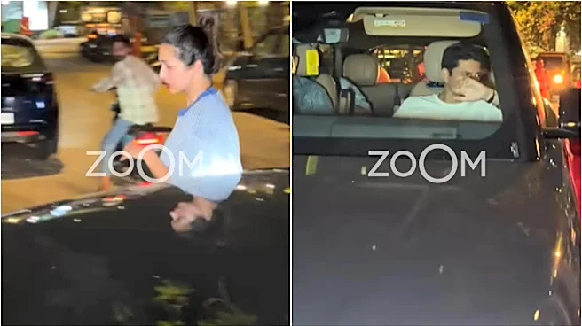 Malaika Arora's Rumoured Beau Harsh Mehta Hides Face During Family Night Out With Her, Son Arhaan Khan