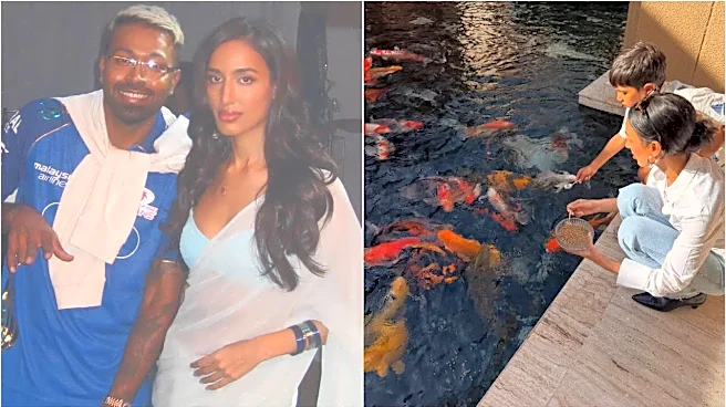 Mahieka Sharma Feeds Fish With Hardik Pandya's Son Agastya Amid Wedding Rumours