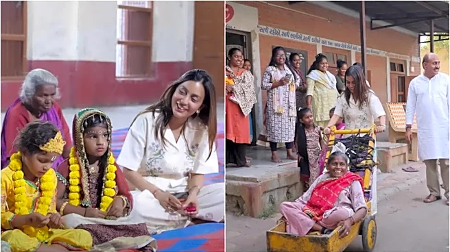 Krishnavataram Actress Sanskruti Jayana Spreads Joy And Kindness At Leprosy Centre