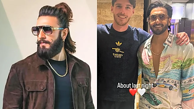 Amid FWICE Ban, Ranveer Singh Chills With Arsenal Star Declan Rice Ahead Of UEFA Champions League Final - See Pic