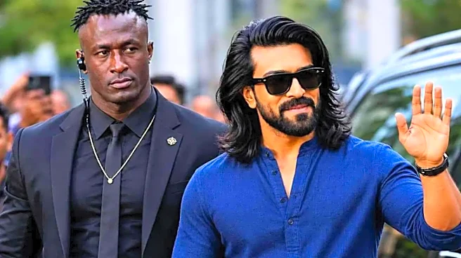 Meet Kevin Kunta: Ram Charan's Bodyguard Who Saved Janhvi Kapoor From Fan At Peddi Pre-Release Event