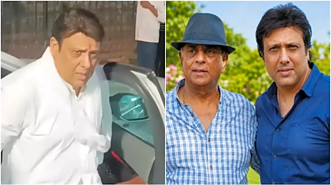 Govinda Looks Visibly Emotional At Mentor Pahlaj Nihalani’s Prayer Meet – Watch