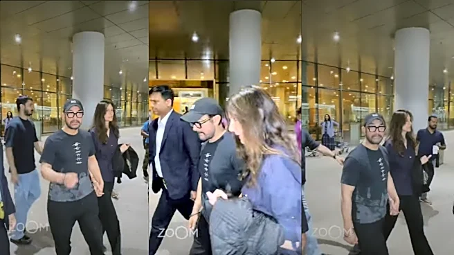 Aamir Khan Refuses To Leave Girlfriend Gauri Spratt's Hand As They Return To Mumbai Ahead Of Rumoured Wedding
