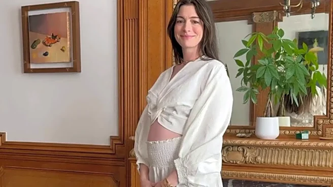 Anne Hathaway Announces Pregnancy, Flaunts Baby Bump In CUTEST Video - Watch