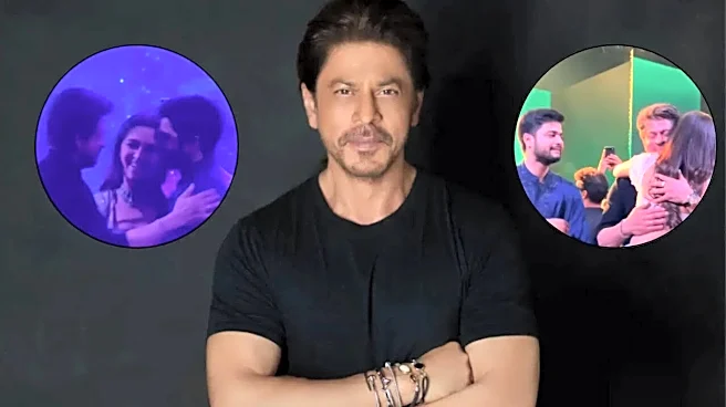 Shah Rukh Khan Attends Supriya Sule Daughter Revati's Pre-Wedding Festivity, Hugs Her Warmly