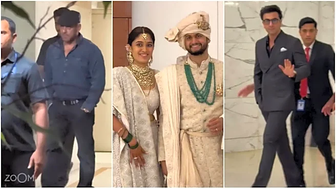 Salman Khan, Amitabh Bachchan, Ranbir Kapoor, Ambanis Arrive At Supriya Sule’s Daughter’s Wedding In Mumbai