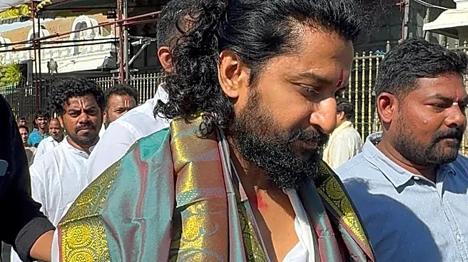 Nani Visits Tirupati Tirumala Temple Amid Anticipation Around The Paradise Release