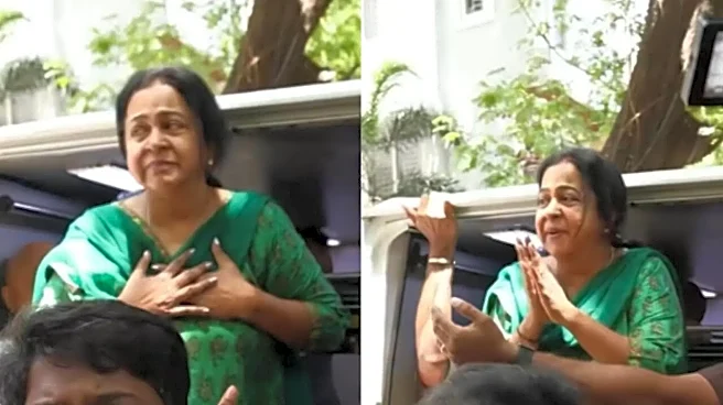 K Bhagyaraj Death: Radikaa Sarathkumar Breaks Down As She Pleads For Family's Privacy, Says 'We Are Also Humans'