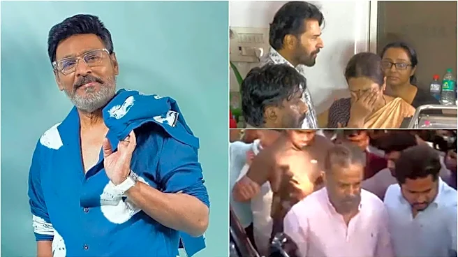 Mammootty Consoles K Bhagyaraj's Grieving Family; Kamal Haasan Pays Last Respects To Veteran Actor-Writer At Residence