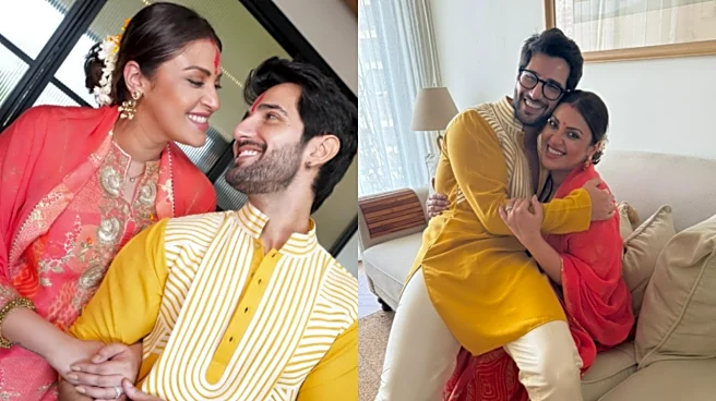 Mom-To-Be Anushka Ranjan Celebrates Godh Bharai With Husband Aditya Seal And Family - See Inside Pics