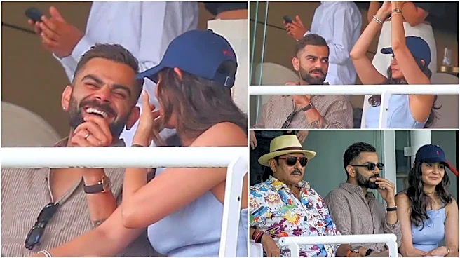 Anushka Sharma-Virat Kohli Spotted Watching India Vs Australia Women’s T20 World Cup Match At Lord’s – See Pics