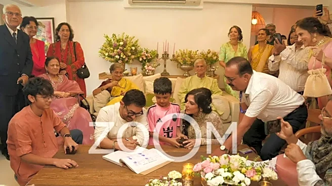 Aamir Khan-Gauri Spratt Wedding: Azad, Quinn Sweetly Join Couple, Mother Zeenat Watches With Love