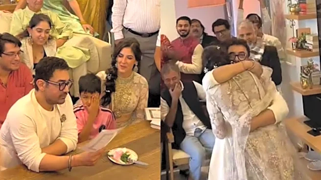 INSIDE Aamir Khan-Gauri Spratt Wedding: Newlyweds Exchange Vows, Dance And Celebrate Love - WATCH