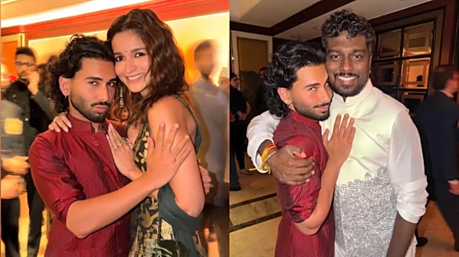 Orry Shares INSIDE Pics From Anshula Kapoor's Reception Ft Alia Bhatt, Atlee, Rekha And More