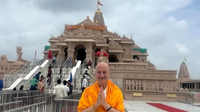 Anupam Kher Seeks Blessings At Ram Mandir Before Starting New Film Shri Rambhoomi's Shoot In Ayodhya - Watch