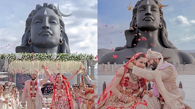 Bigg Boss OTT 2 Fame Palak Purswani Ties The Knot With Rohan Khanna In An Intimate Ceremony at Adiyogi - See Pics