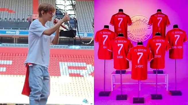 BTS V Sports FC Bayern Jersey In 'Legendary Crossover'; Merch Hits Stands Ahead Of Munich Sold-Out Concerts