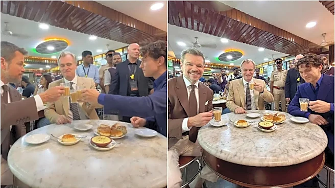 Christopher Nolan, Matt Damon, Tom Holland Say Cheers To Chai During The Odyssey India Tour