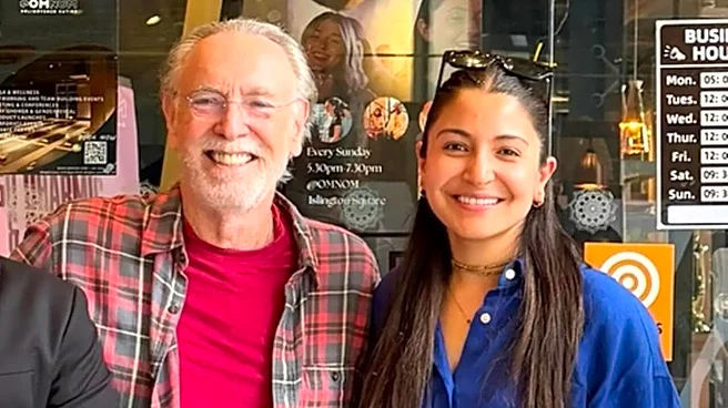 Anushka Sharma Spotted Having Quiet Brunch With Spiritual Teacher Krishna Das In London - Photos Go Viral