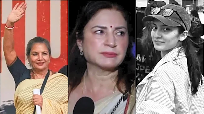Shabana Azmi, Kunickaa Sadanand To Pratibha Ranta, Celebs Who Joined Ongoing Youth Protests