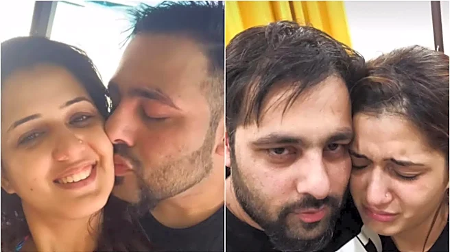 Teary-Eyed Isha Rikhi Rests On Husband Badshah's Shoulder In Unseen Picture
