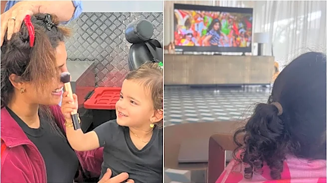 Priyanka Chopra's Daughter Malti Marie Vibes To Tune Maari Entriyaan During India Visit; Actress Reacts