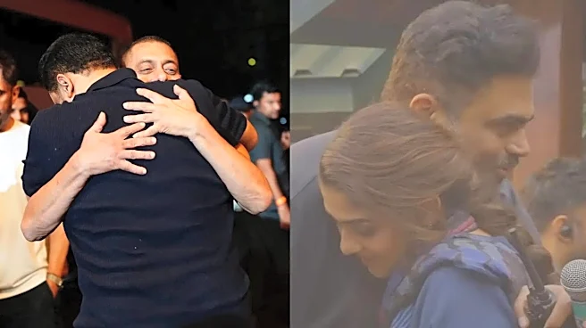Salman Khan Celebrates SVC63 Director Vamshi Paidipally's Birthday With A Warm Hug On Sets, Nayanthara Joins - WATCH