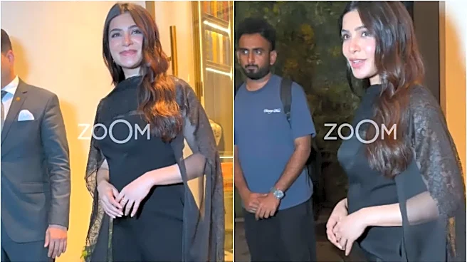 Samantha Ruth Prabhu Flaunts Baby Bump At Mumbai Event - Watch