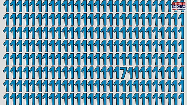 Optical Illusion: Only 1% People Can Find 71 Hidden In The Sea Of 11s Under 5 Seconds