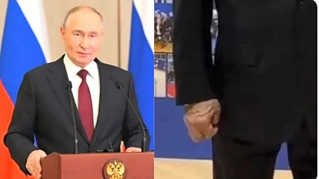 What’s With Putin’s Hand? Viral Video of Russian President's Swollen Fist Sparks Health Rumours