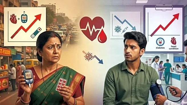 Alarming Health Shift in India: Diabetes, Heart Disease Rise as Infections Decline