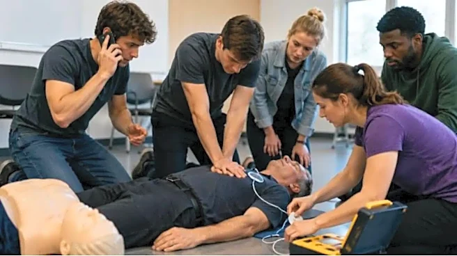 CPR Instructor Suffers Heart Attack, Students Use The Technique To Save His Life