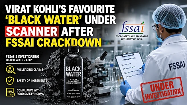 Virat Kohli’s Favourite ‘Black Water’ Under Scanner After FSSAI Crackdown