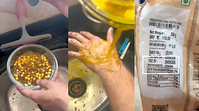 Viral Chana Dye Video Sparks Health Panic: Why Washing May Not Remove Harmful Food Colours
