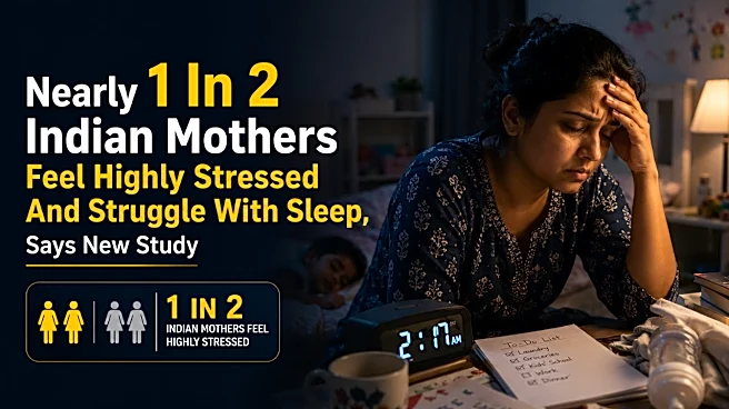 Nearly 1 In 2 Indian Mothers Feel Highly Stressed And Struggle With Sleep, Says New Study