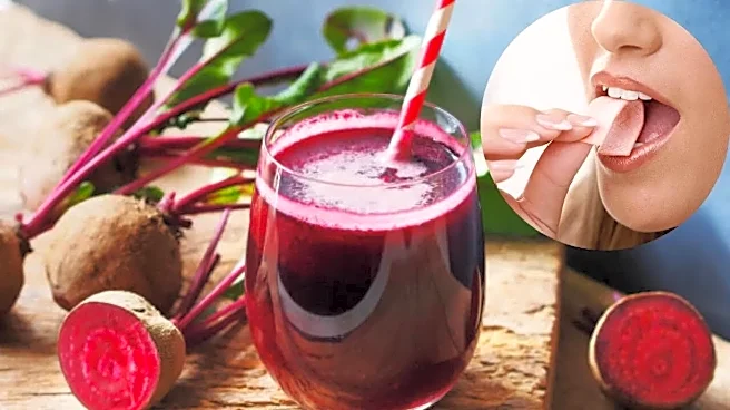 Chewing Gum After Beetroot Juice May Lower Blood Pressure Levels