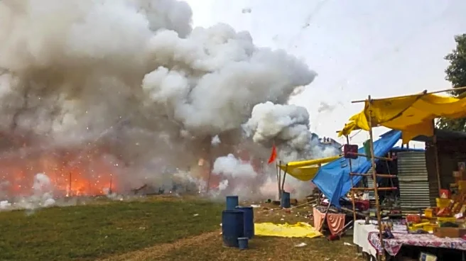 Massive Fire in UP’s Fatehpur Market: 65 Shops Gone, Crores Worth of Crackers Lost, Several Injured