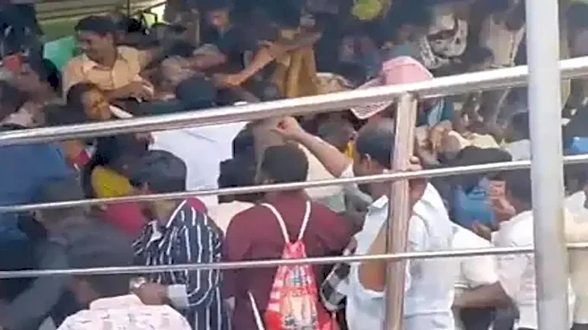 Andhra Temple Stampede: Video Shows Crushed Devotees Given CPR in Desperate Attempts to Save Lives