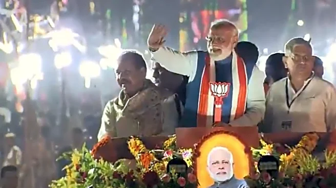 Patna Roars For PM Modi As Mega Roadshow Draws Sea Of Supporters | WATCH