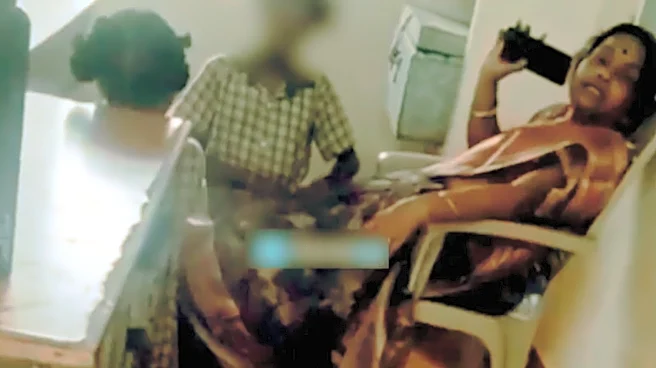 Andhra Teacher Forces Girl Students To Massage Feet: Viral Video Emerges