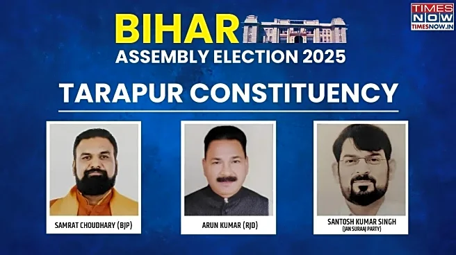 Tarapur Election Result 2025 Live: Samrat Choudhary Leads by 1,300 Votes