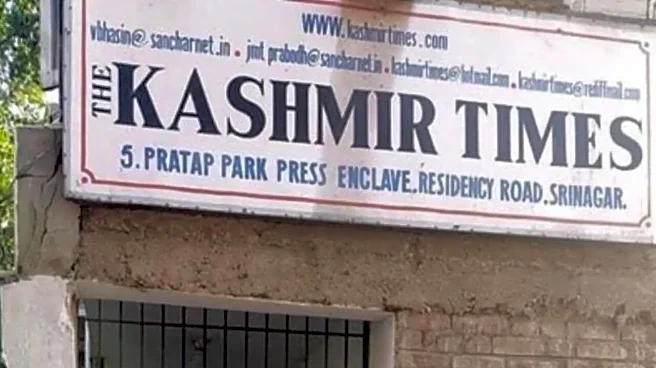 SIA Raids Kashmir Times' Srinagar Office
