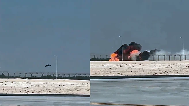 Video Shows Exact Moment Tejas Jet Crashed During Dubai Air Show | WATCH