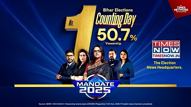 Times Now Sets New Benchmarks in 2025 Bihar Elections with Consistent Viewership Leadership