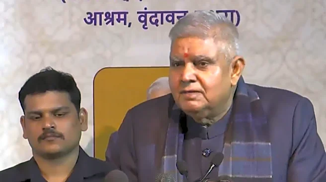 'Difficult To Get Out Of Chakravyuh': Dhankhar Makes Cryptic Remarks At 1st Public Address Post Resignation | WATCH